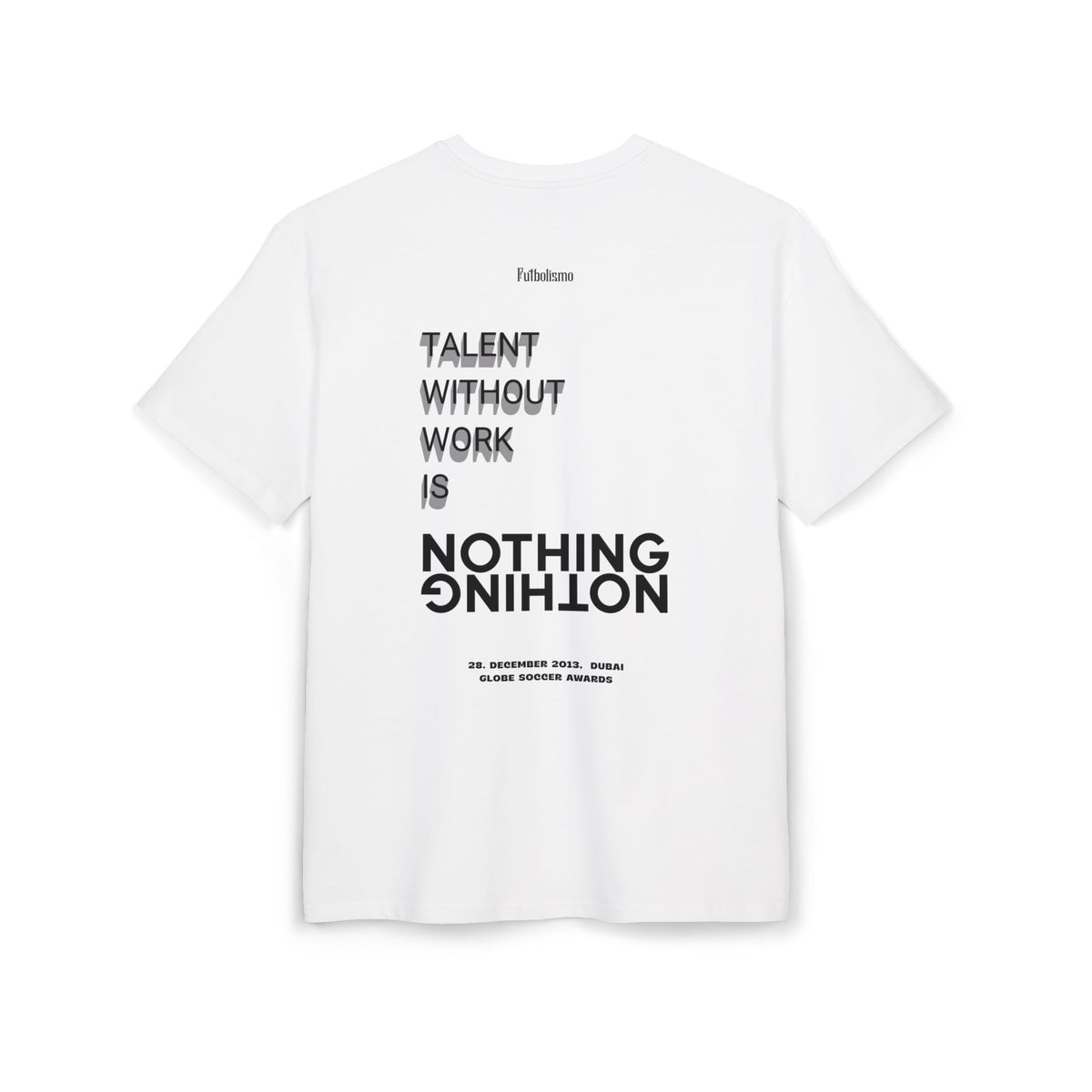 Talent Without Work Is Nothing – Heavyweight Oversized T-Shirt