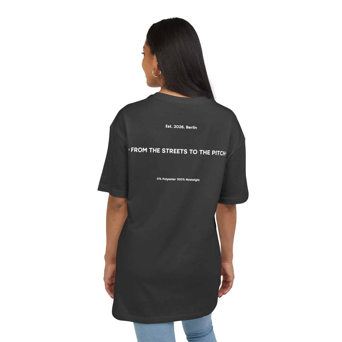 Blurry Futbolismo – Heavyweight Oversized T-Shirt
