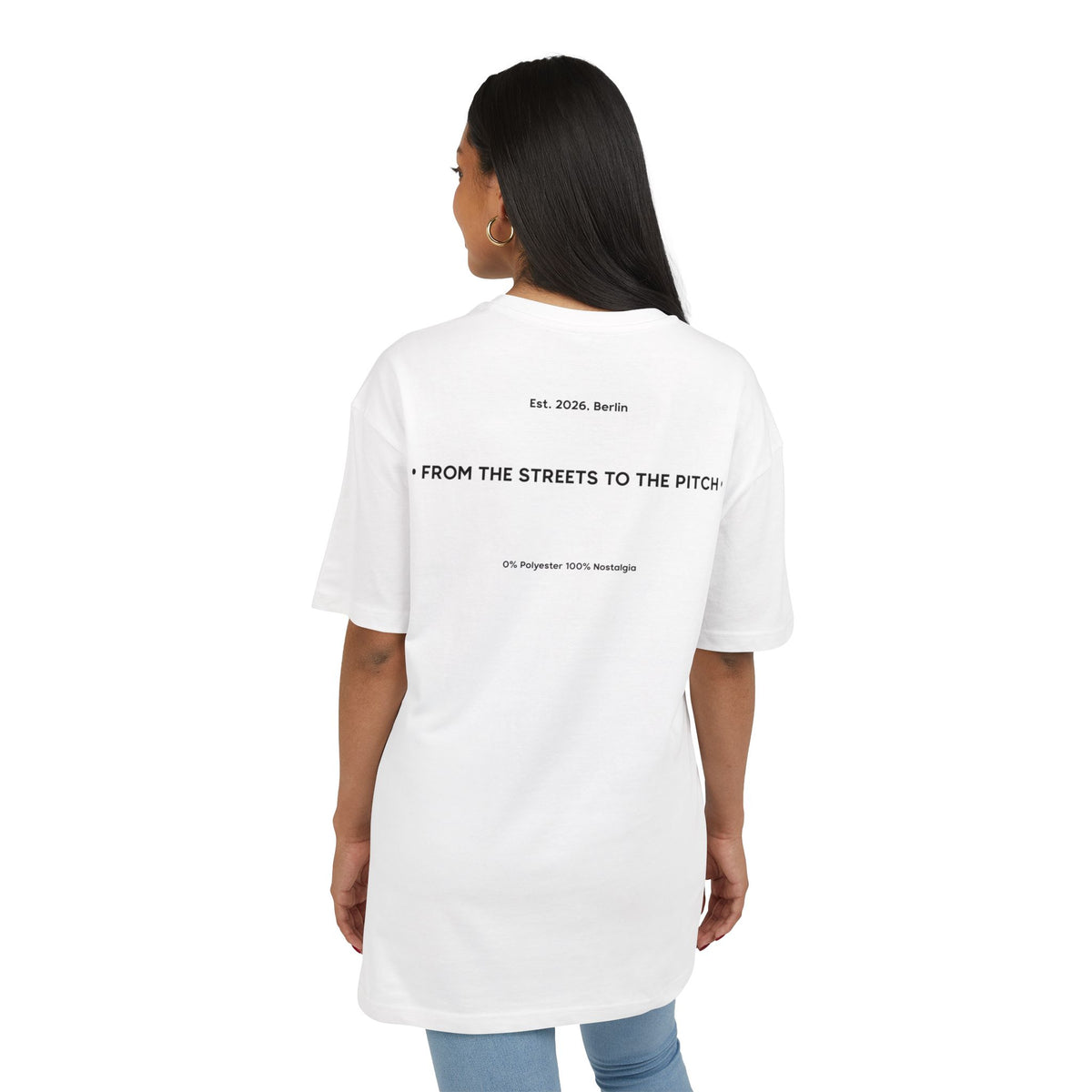 Blurry Futbolismo – Heavyweight Oversized T-Shirt