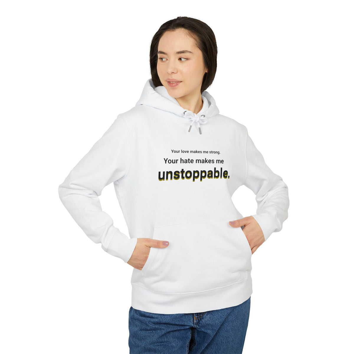 Your Hate Makes Me Unstoppable – Oversized Heavyweight Hoodie
