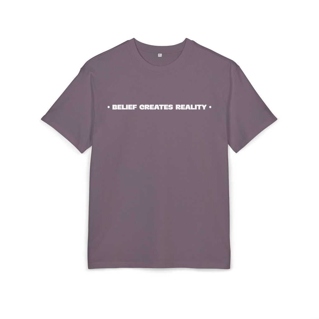Belief Creates Reality – Heavyweight Oversized T-Shirt
