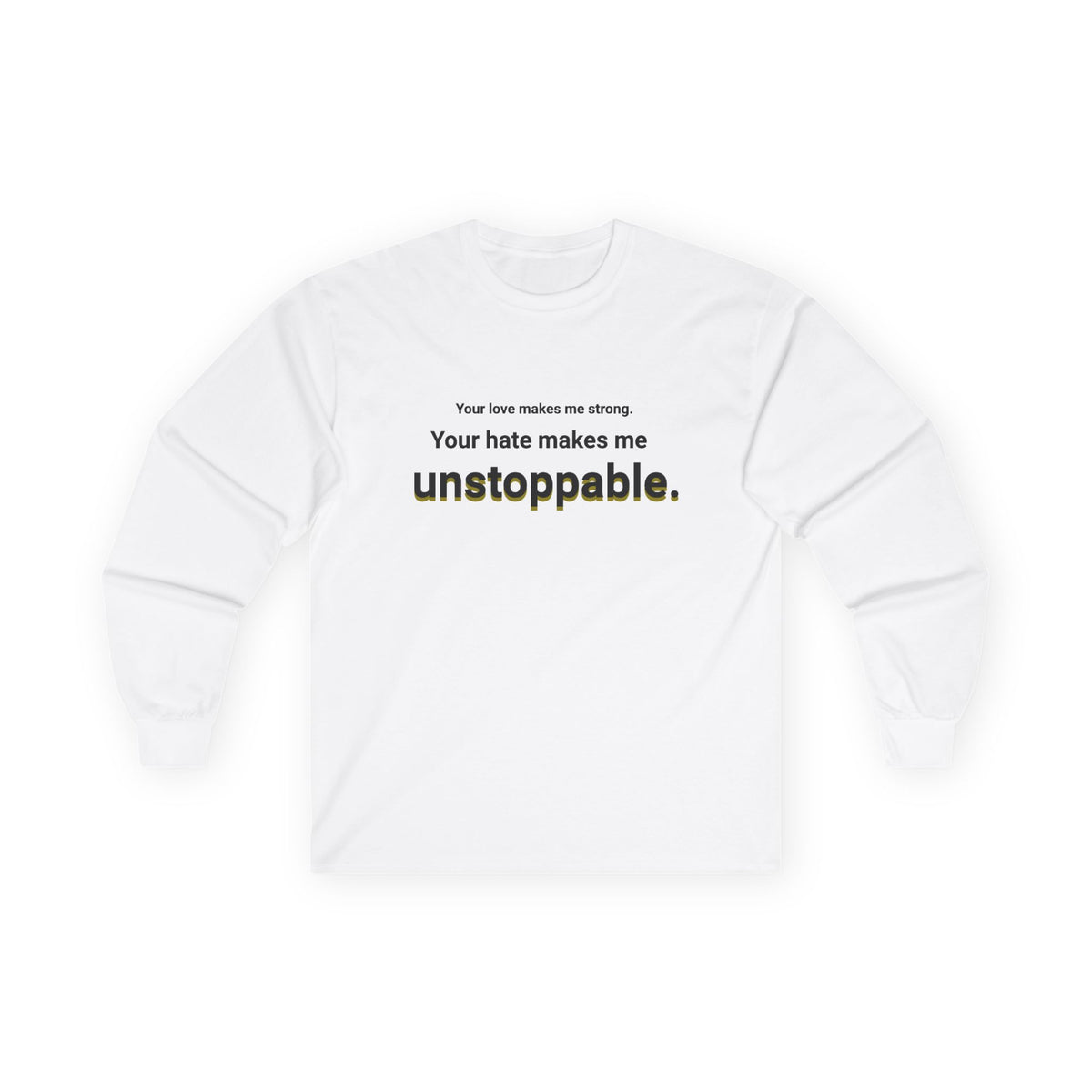 Your Hate Makes Me Unstoppable – Longsleeve Shirt