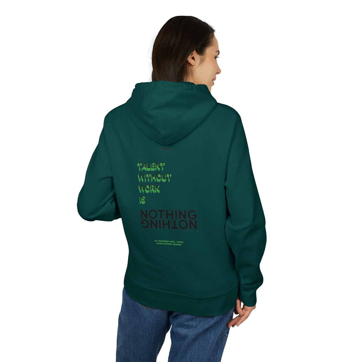 Talent Without Work Is Nothing – Oversized Heavyweight Hoodie