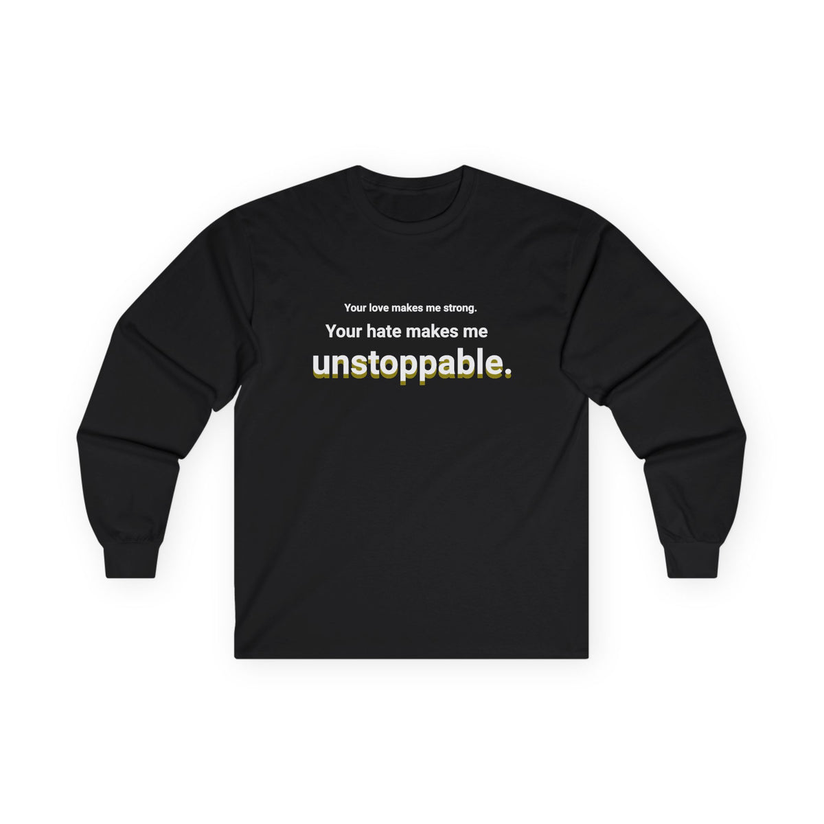 Your Hate Makes Me Unstoppable – Longsleeve Shirt